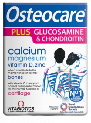 Vitabiotics Osteocare Plus Glucosamine and Chondroitin 60 Tablets