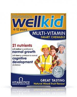 Vitabiotics Wellkid Multi Vitamins Smart Chewable 4-12 Years