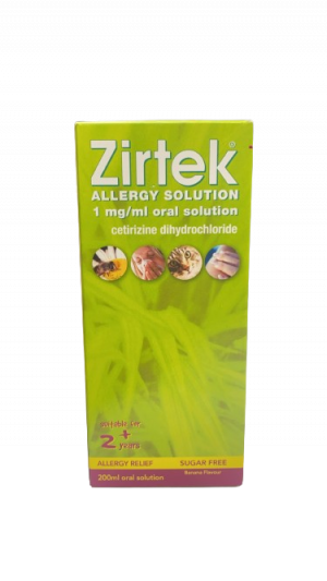 Zirtek Allergy Solution 200ml