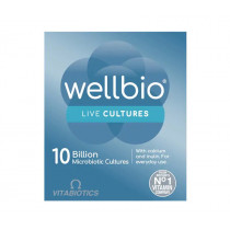 Vitabiotics Wellbio Live Cultures 10 Billion Extra Strength 30 Vegan Capsules