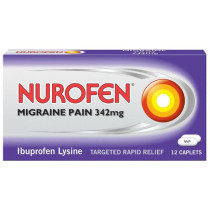 Nurofen Migraine Pain 342mg Caplets