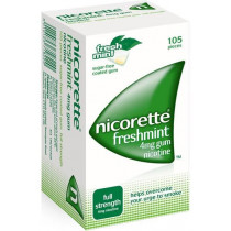 Nicorette Freshmint Gum 4mg - 105 Pieces