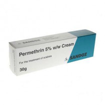 Permethrin Cream 30g for Scabies and Crab Lice