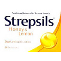 Strepsils Honey And Lemon 24 Lozenges