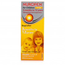 Nurofen For Children Orange Flavour Sugar Free Suspension 200ml