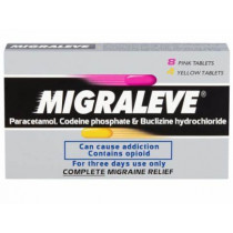 Migraleve Complete Migraine Relief 8 Pink and 4 Yellow Tablets