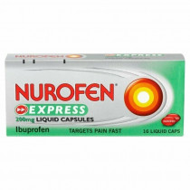 Nurofen Express 200mg Liquid Capsules - 16 Capsules