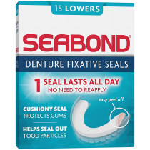 Seabond Denture Fixative Seals 15 Lowers