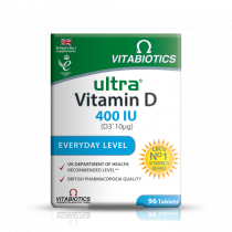 Vitabiotics Ultra Vitamin D 400IU Tablets - 96 Tablets