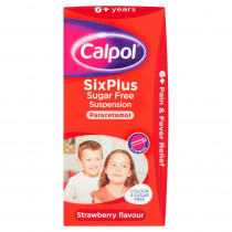 Calpol Six Plus Sugar Free Suspension 100ml