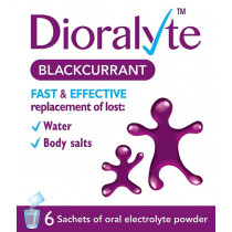 Dioralyte Relief Blackcurrant Sachets - 6 Sachets