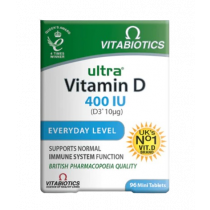 Vitabiotics Ultra Vitamin D 400IU Tablets - 96 Tablets