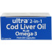 Vitabiotics Ultra Cod Liver Oil Plus Omega 3 Capsules - 60 Capsules
